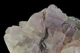 Fluorescent Cubic Fluorite Crystal Cluster - China #142387-1